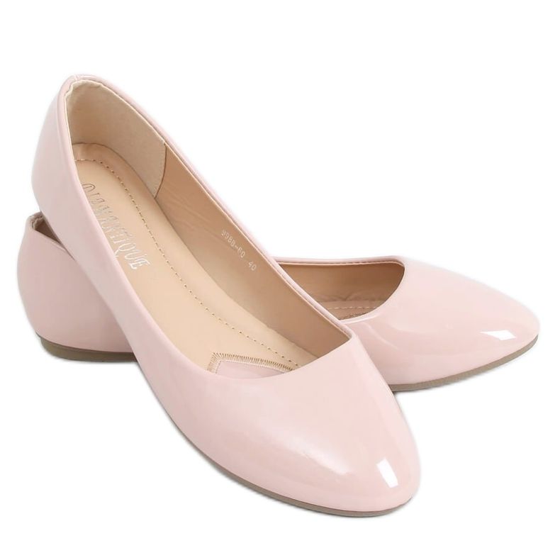 Bailarinas cor de rosa bege 9988-60 Nuas