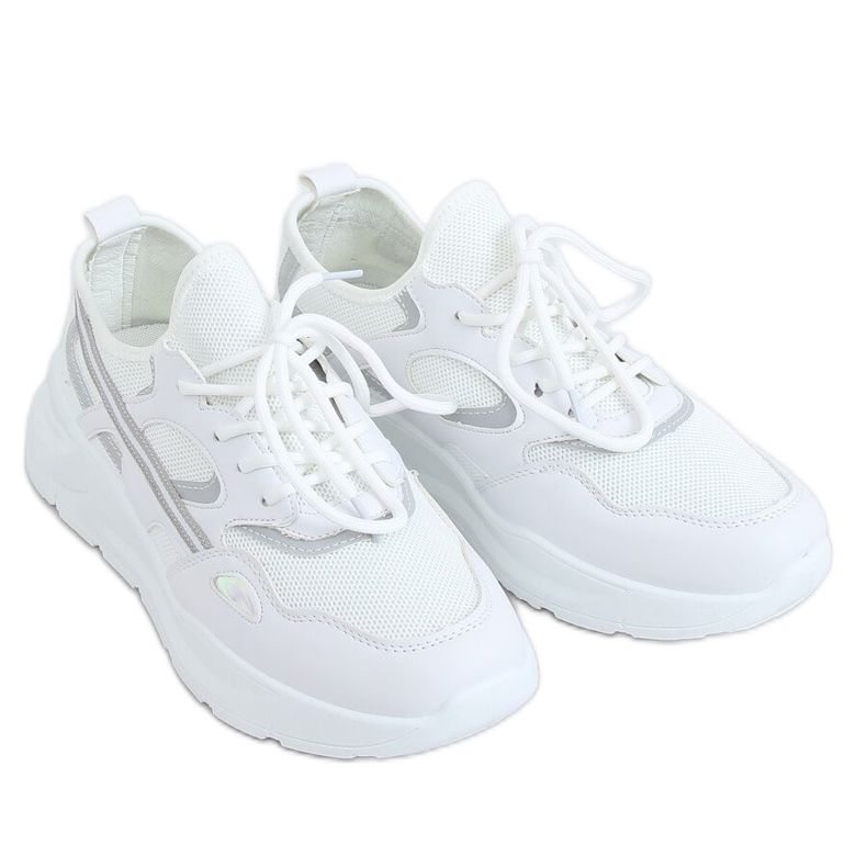 Sapatos esportivos brancos B0-560 Branco