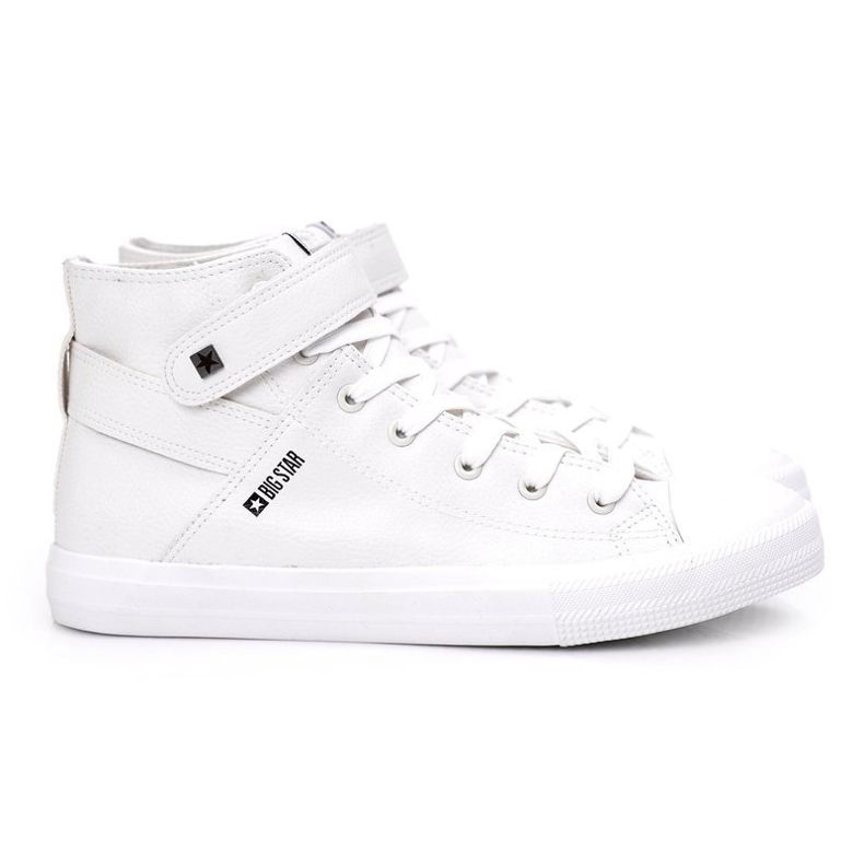 Tênis de cano alto masculino Big Star White Y174024 branco