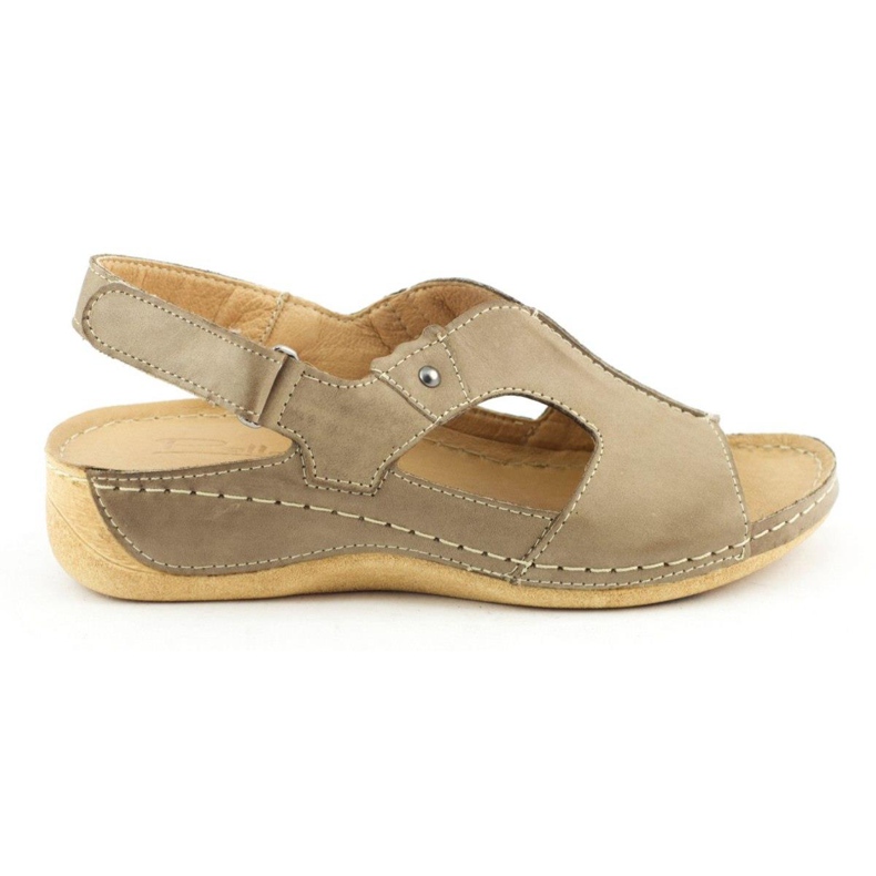 Pollonus Sandálias femininas 5774 cappuccino bege