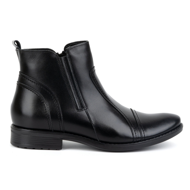 Olivier Botas Chelsea de inverno masculinas 1001 pretas preto