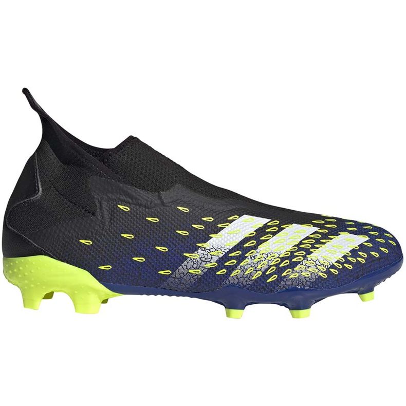 Chuteiras adidas Predator Freak.3 Ll Fg preto-marinho-verde FY0617