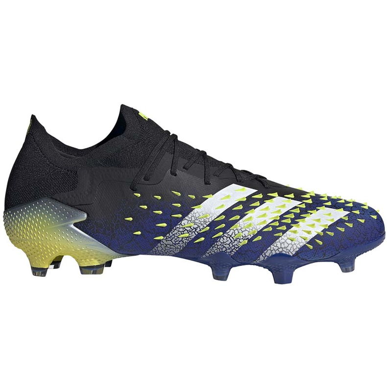 Chuteiras adidas Predator Freak.1 L Fg preto-azul-verde FY0745