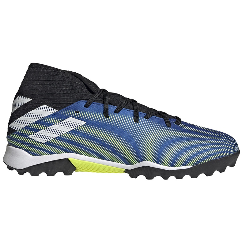 Chuteiras Adidas Nemeziz.3 Tf azul-verde-preto FW7407