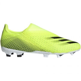 Chuteiras Adidas X Ghosted.3 Ll Fg M FW6969 multicolorido amarelos Chuteiras Adidas X Ghosted.3 Ll Fg M FW6969 multicolorido amarelos