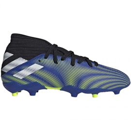 Chuteiras Adidas Nemeziz 3 In Jr FY0817 preto, real azul
