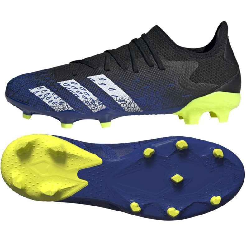 Chuteiras Adidas Predator Freak.3 L Fg M FY0615 branco, preto, real preto