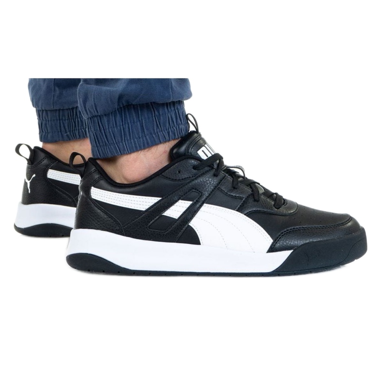 Puma Backcourt Sl M 373028 01 branco preto