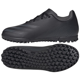 Chuteiras Adidas X Ghosted.4 Tf Jr FX9475 preto preto Chuteiras Adidas X Ghosted.4 Tf Jr FX9475 preto preto