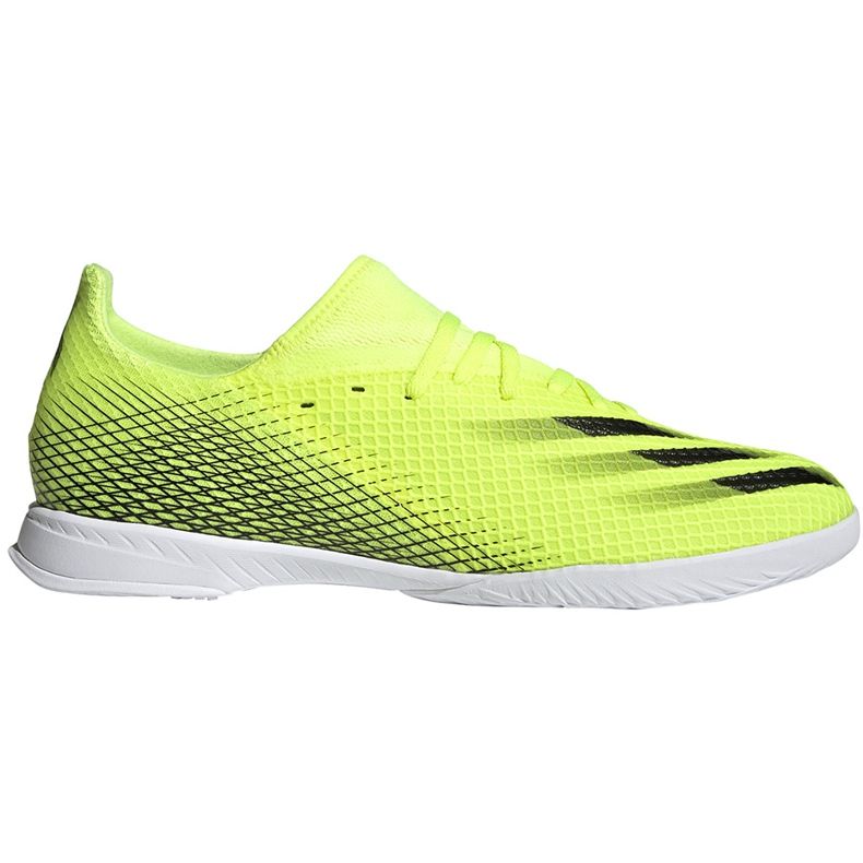 Adidas X Ghosted.3 Em chuteiras amarelo-preto-branco FW6937