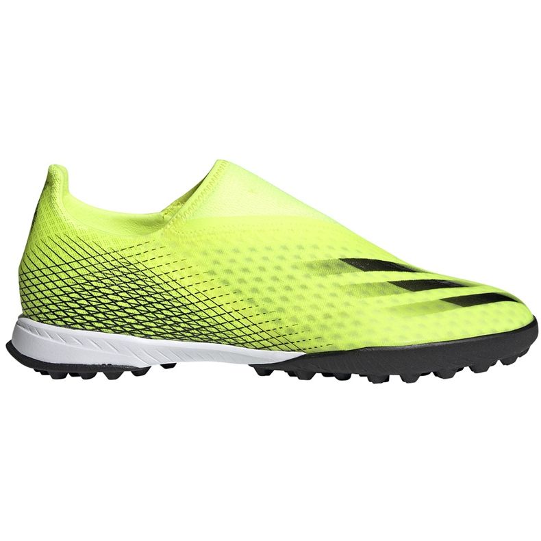 Chuteiras Adidas X Ghosted.3 Ll Tf amarelo-preto FW6971
