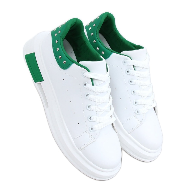Tênis feminino branco e verde SC36 BRANCO / VERDE