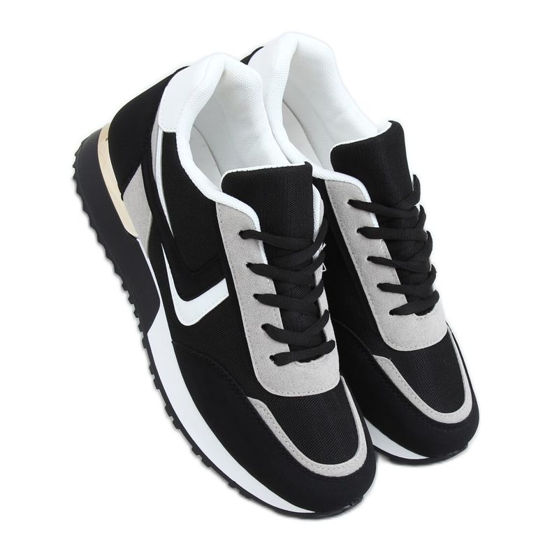 Tênis esportivos multicolor VL121P Preto vermelho multicolorido