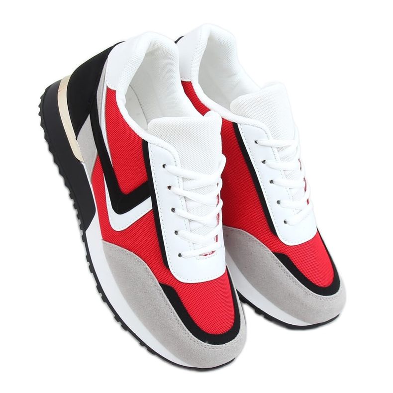 Tênis esportivos multicolor VL121P vermelho multicolorido