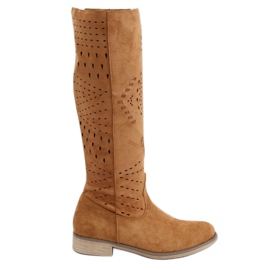 Camel ST-53P Camel bota openwork castanho