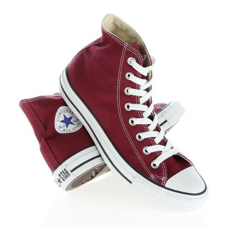 Converse Chuck Taylor Hi M9613 branco vermelho