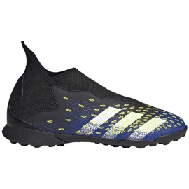 Chuteiras Adidas Predator Freak.3 Ll Tf Junior preto e branco FY0997