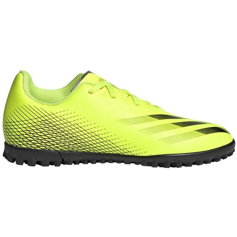 Chuteiras Adidas X Ghosted.4 Tf Junior amarelo-preto FW6920