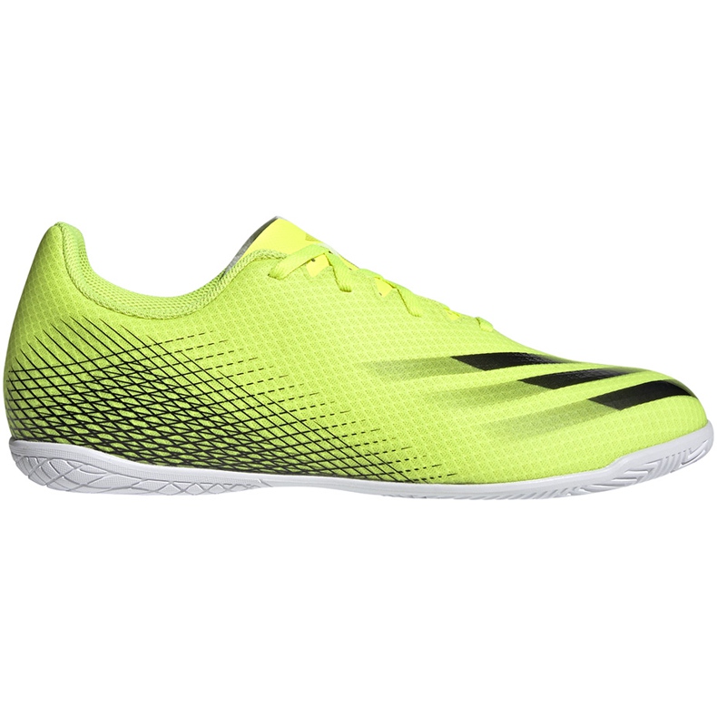 Adidas X Ghosted.4 Em chuteiras amarelo-preto-branco FW6906