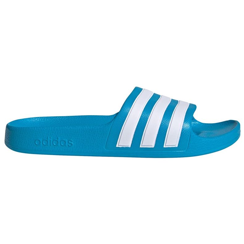 Chinelos de criança Adidas Adilette Aqua K azul FY8071 branco