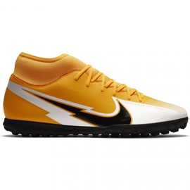 Chuteiras Nike Mercurial Superfly 7 Club Tf M AT7980 801 multicolorido amarelos