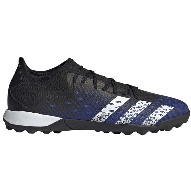 Chuteiras Adidas Predator Freak .3 L Tf M FY0616 branco, preto, marinho azul marinho