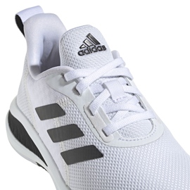 Sapatos infantis Adidas FortaRun K branco e preto FW2576