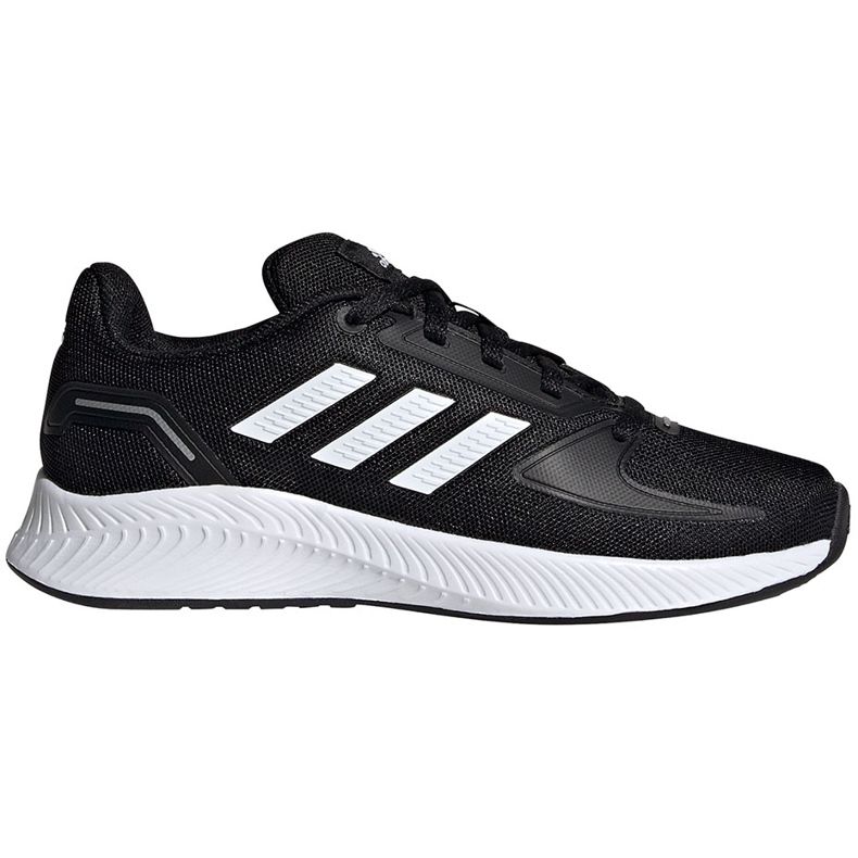 Sapatos infantis Adidas Runfalcon 2.0 K preto e branco FY9495