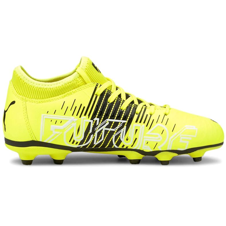 Chuteiras Puma Future Z 4.1 Fg Ag Junior amarelas 106400 01 amarelo amarelo