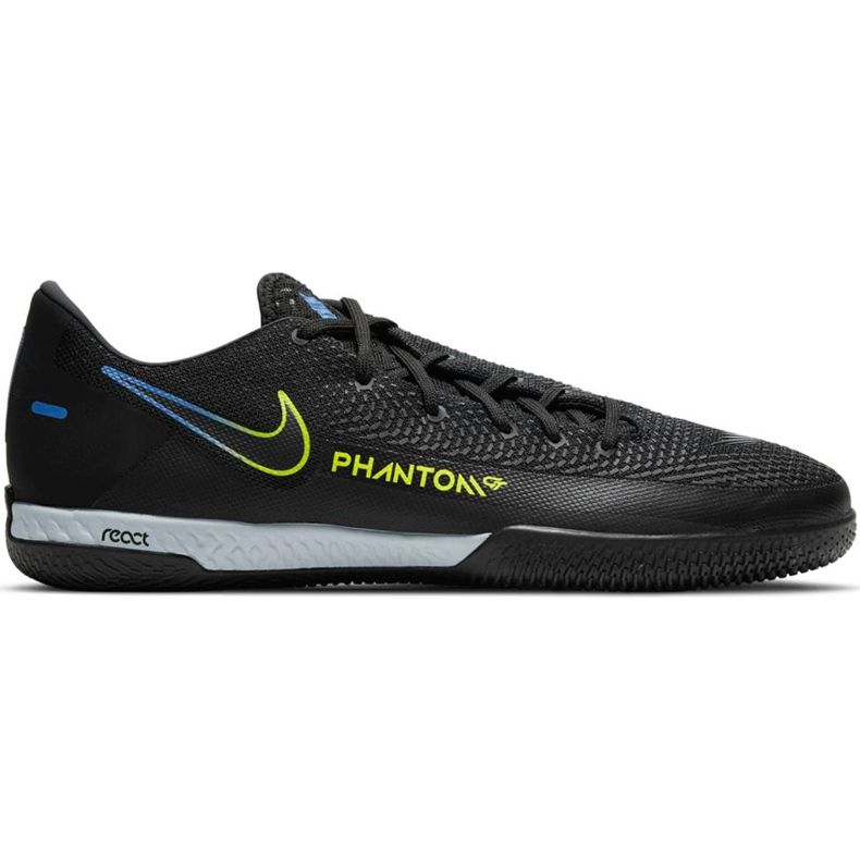 Chuteiras Nike React Phantom Gt Pro Ic pretas CK8463 090 preto preto