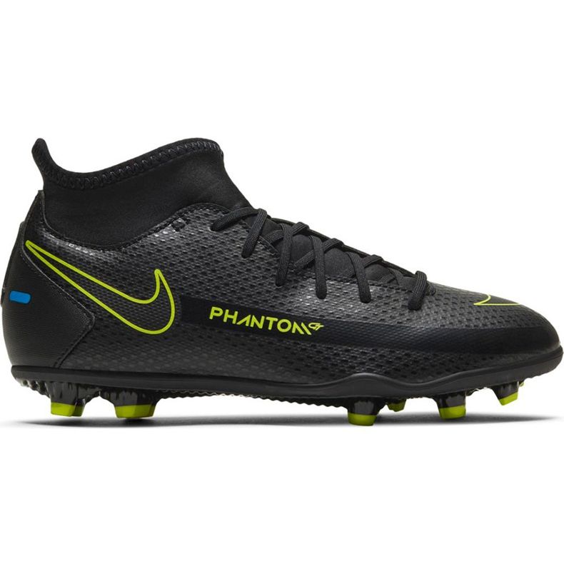 Chuteiras Nike Phantom Gt Club Df FG / MG Junior CW6727 090 preto preto