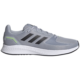 Sapatos masculinos Grey Adidas Runfalcon 2.0 FZ2804 cinza