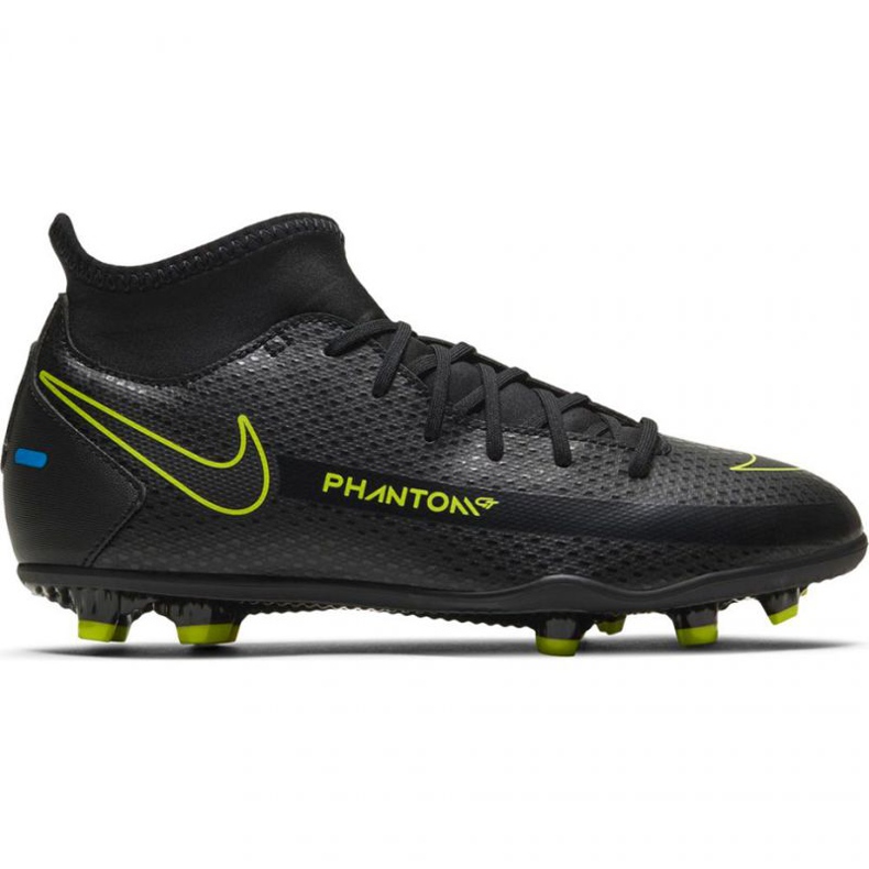 Chuteiras Nike Phantom Gt Club Df FG / MG Jr CW6727-090 preto preto