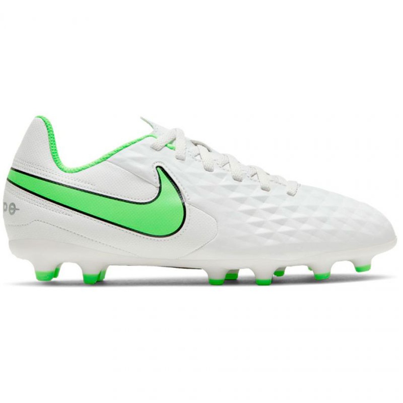 Chuteiras Nike Tiempo Legend 8 Club FG / MG Jr AT5881-030 multicolorido branco