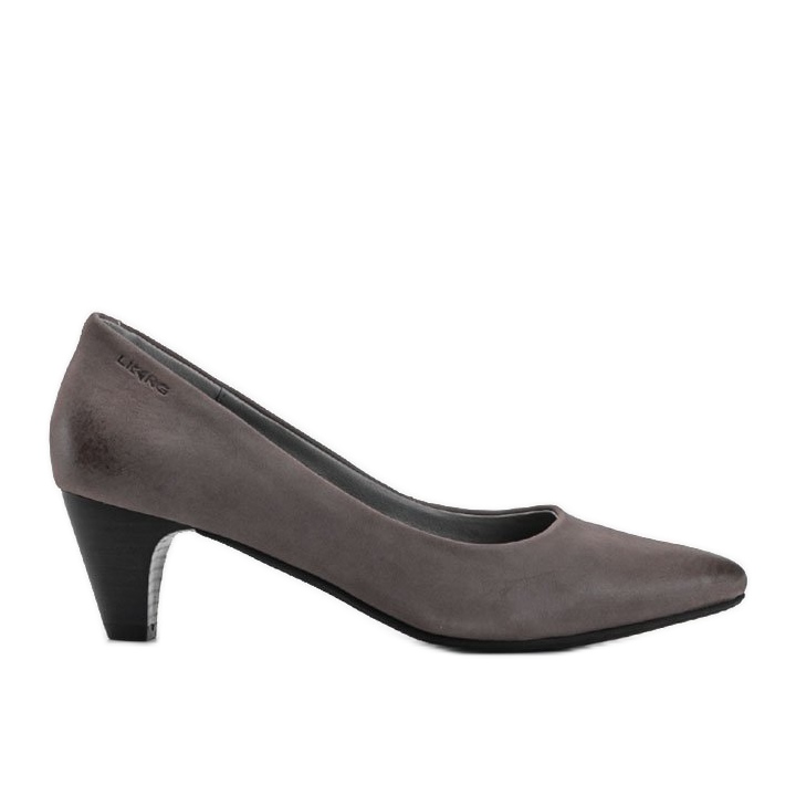 Sapatos cinzentos femininos no poste Ynisol cinza