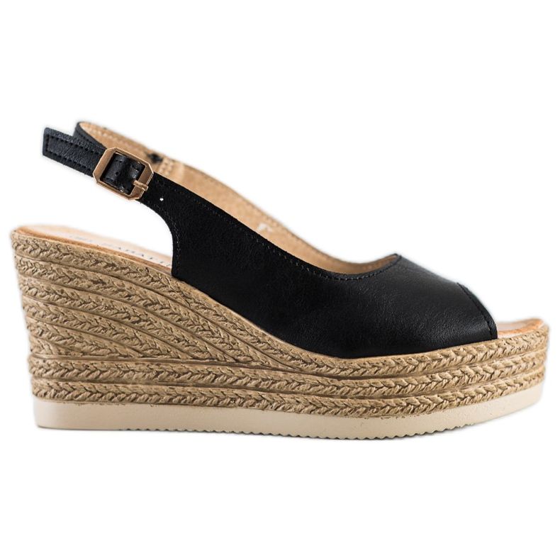 Sabatina Sandálias Light Wedge preto