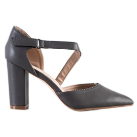 Sabatina Bombas de grafite com couro ecológico multicolorido