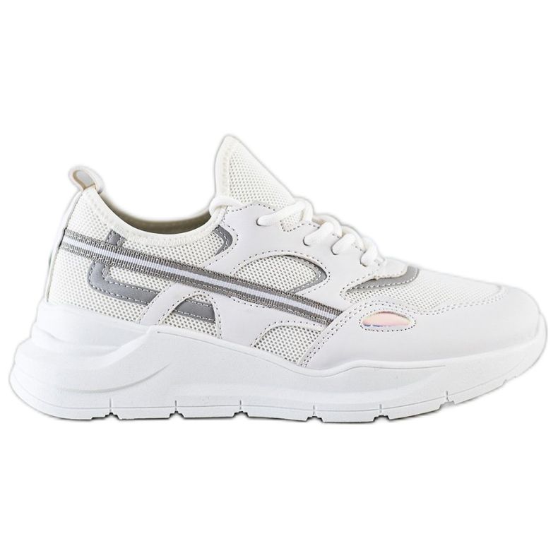 SHELOVET Tênis Branco Casual cinza