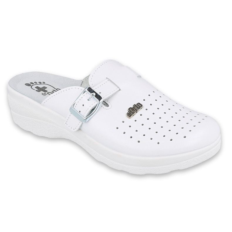 Sapatos femininos Befado ORTO 157D004 branco