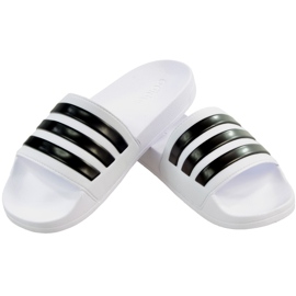Chinelos Adidas Adilette Shower white AQ1702 branco preto