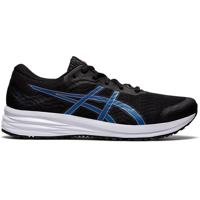 Tênis masculino Asics Patriot 12 preto e azul 1011A823 004