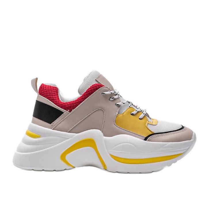 Tênis Thenisse bege multicolorido