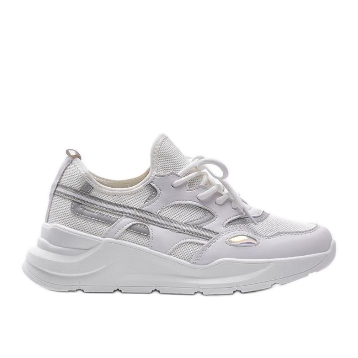 Tênis esportivos White Lativia branco cinza