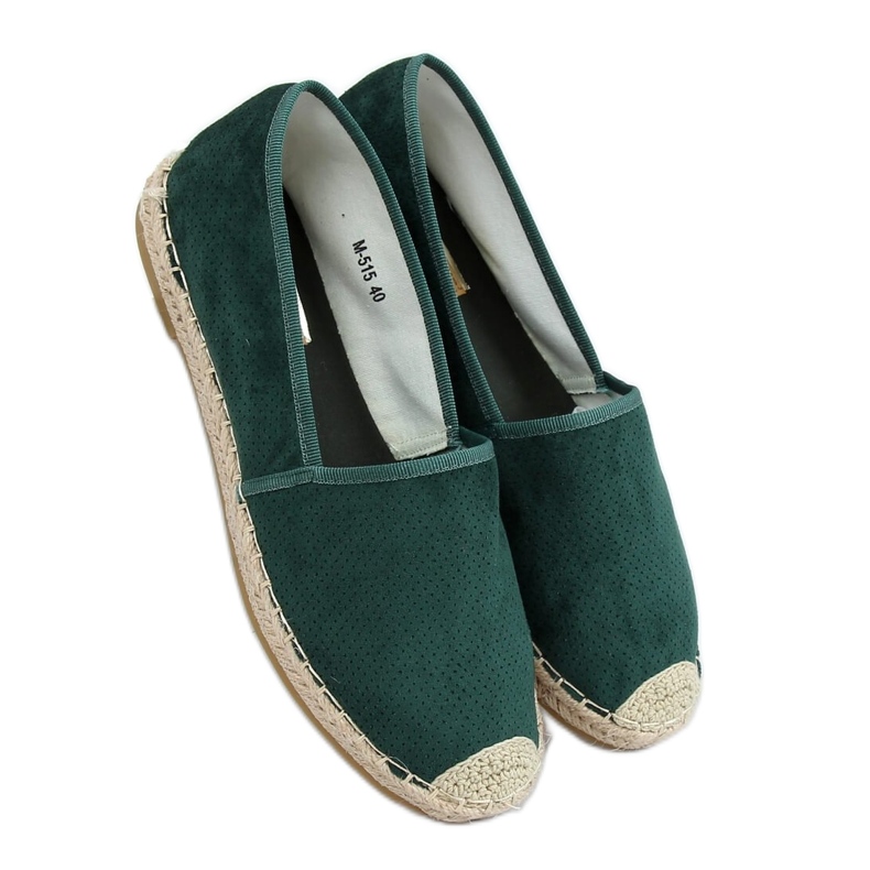 Alpargatas femininas verdes M-515 DK.GREEN