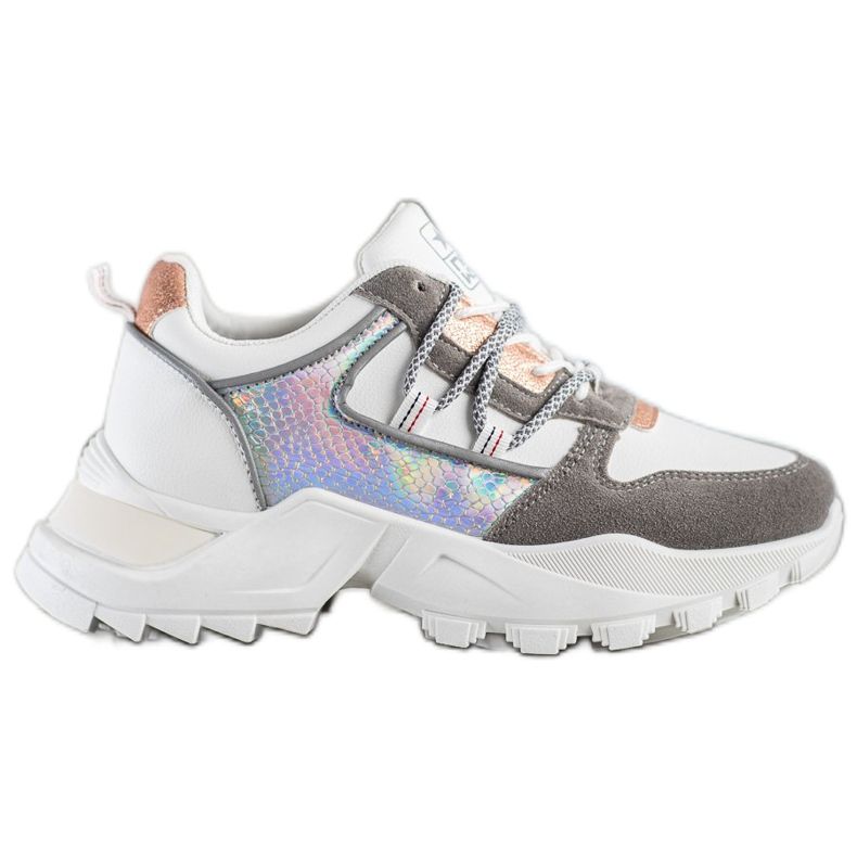 SHELOVET Tênis estilosos branco multicolorido