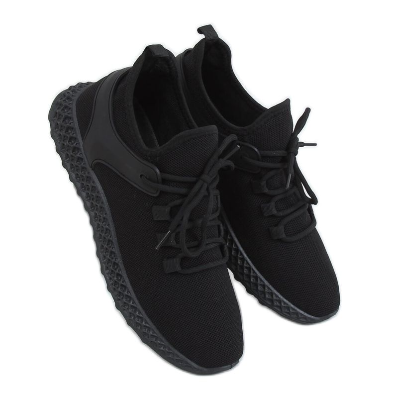 Meias esportivas pretas JH-09 Black preto