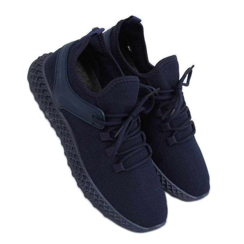 Calçados esportivos com meia azul marinho JH-09 Navy