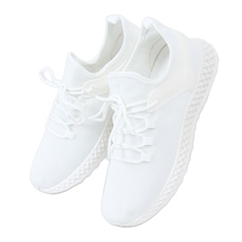 Meias esportivas brancas JH-09 White branco