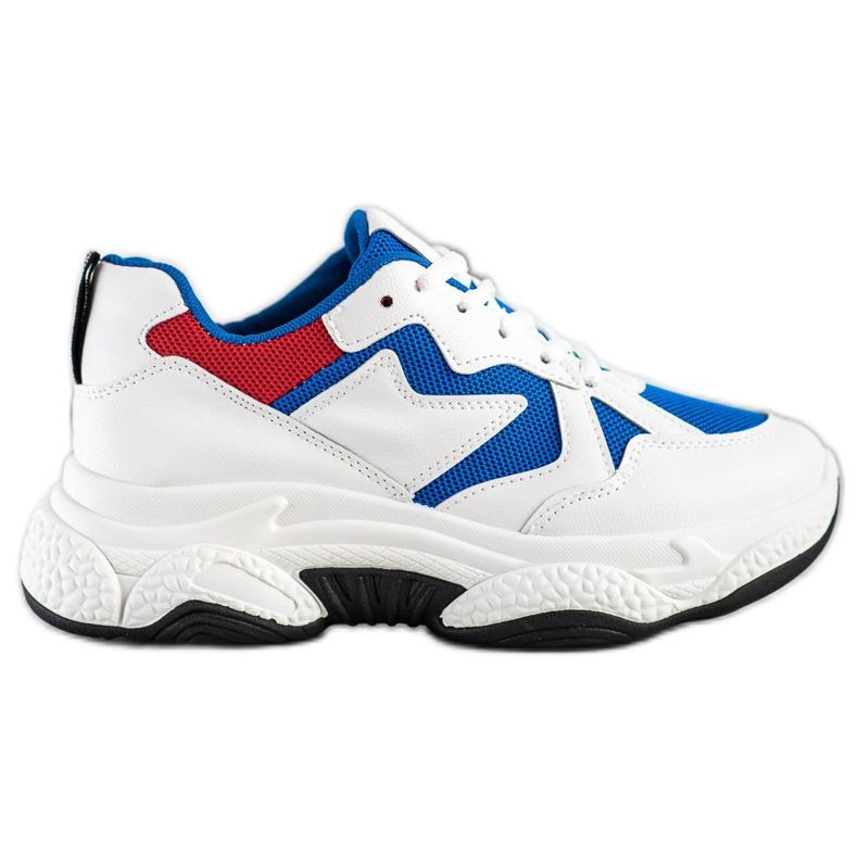 Fashion Tênis Confortáveis branco multicolorido