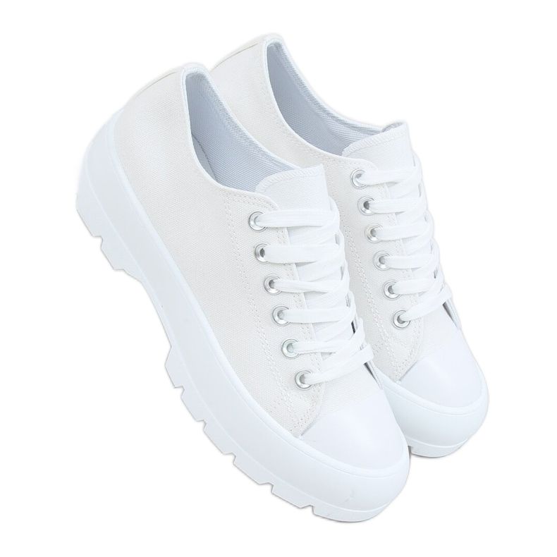 Tênis feminino branco LA138 Branco